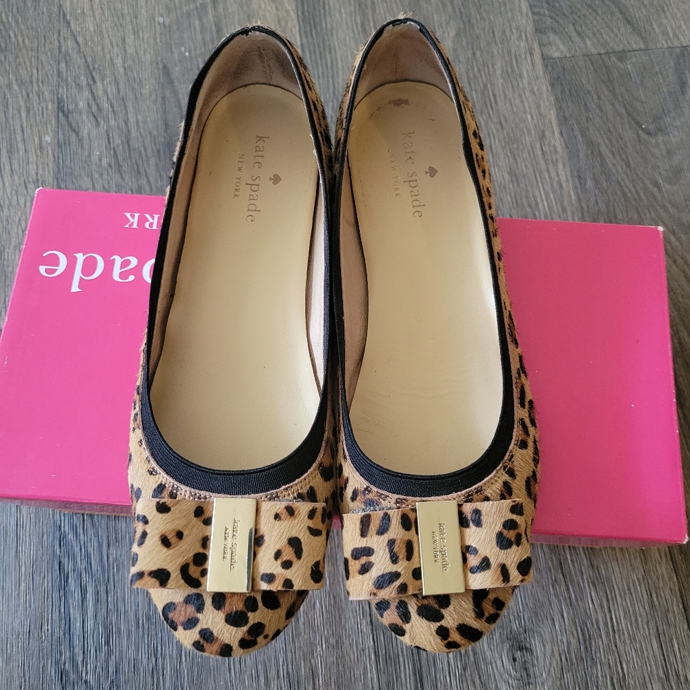 Kate Spade Brinley leopard flats